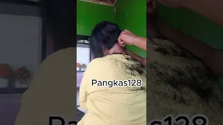 potong rambut panjang sampai bondol