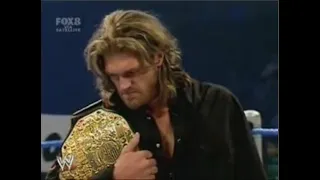 Edge vacates the World Title because of Kane - Part 1