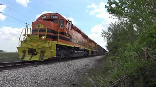 Chasing HESR 3485 on the TP&W  May 2024