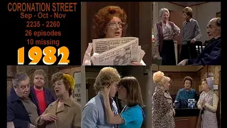 Coronation Street - Sept-Oct-Nov 1982