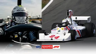 Jenson Button drives James Hunt's CLASSIC Hesketh car!