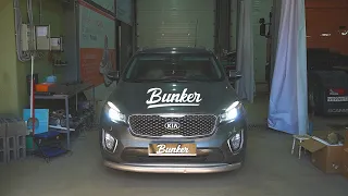 Шумоизоляция и замена линз Kia Sorento Prime