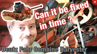 Repairing the Deutz Fahr 1600H￼ combine harvester