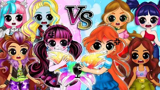 Monster High VS WinX Club: Who will receive the rainbow wings? | 35 Best DIY Arts Crafts