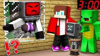 TV WOMAN exe vs JJ and Mikey caught tv man CHILD and JJ SKIBIDI TOILET in Minecraft? TV Man Maizen