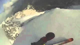 Самый опасный спуск на лыжах от первого лица в HD качестве