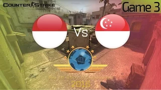 CS:GO TWC 2016 Game 3 : Indonesia VS Singapore (Quarter Final Asian Qualifier)