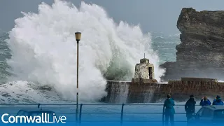 LIVE: Storm Noa wreaks havoc across Cornwall as winds of up to 75mph sweep the county