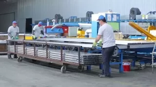 The factory producing aluminum and plastic profiles - Lega