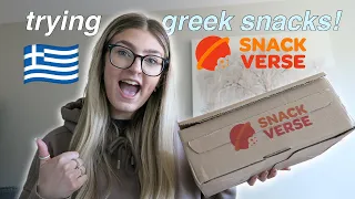 TRYING GREEK SNACKS! + daily vlog