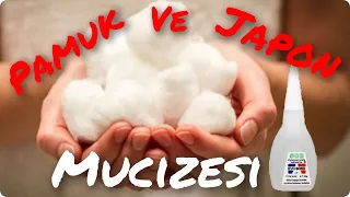 japon yapıştırıcısı ve pamuk  mucize ikili ile kırılan parçalar artık çok daha sağlam olacak.