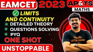 Limits And Continuity In One Shot | EAMCET 2024 | Telangana and AP | Goutham Sir | Vedantu Telugu