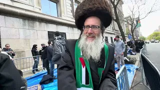 Rabbi In support of Columbia students for Palestine