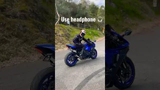 #scproject Exhaust So loud with 2022 Yamaha R1 #scprojectexhaust #shorts #viral