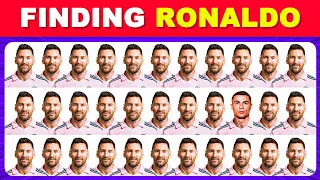 GUESS THE PLAYER? CAN YOU FIND RONALDO, MESSI, NEYMAR, MBAPPE  | FOOTBALL QUIZ 2023
