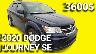 2020 DODGE JOURNEY SE  за 3 600$