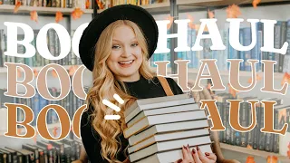 BIG FALL BOOK HAUL  40+ books 🍁 autumn fantasy, witchy, cozy mystery, spooky thrillers & more!