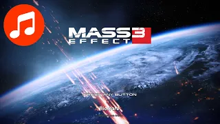 Relaxing MASS EFFECT 3 Music 🎵 One Hour TITLE SCREEN Legendary Edition