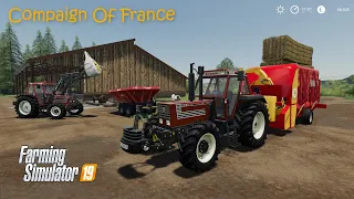 Stocking Bales in farm, Liming & plowing , Corn harvesting│Campaign Of France│fs 19│Timelapse#05