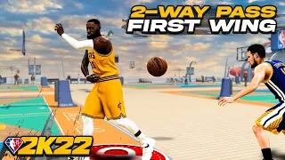 *NEW* LEBRON JAMES BUILD on NBA 2K22 CURRENT GEN - TWO WAY PASS FIRST WING BUILD