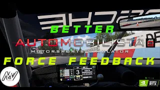 Improving My Automobilista 2 Force Feedback | FFB | RTX4090 | PIMAX8KX | VR