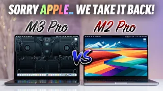 M3 Pro vs M2 Pro 14" MacBook Pro - WE WERE WRONG.. 🤯