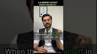 WHY US MARKET AFFECT INDIAN MARKET? #rishimoney #short