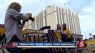Fans Excited For Game 3 Of Preds Series Against Hawks