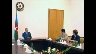 Встреча Г.А.Алиева  с Муслимом Магомаевым и Тамарой Синявской. 1999г.