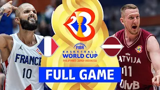 France v Latvia | Full Basketball Game | FIBA Basketball World Cup 2023