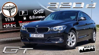 2018 BMW 320d GT (190 KM) | Ile NAJMNIEJ spali w mieście?