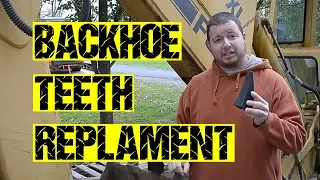 Easy Backhoe Teeth Replacement