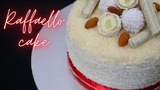 RAFFAELLO CAKE//ALMOND COCONUT CAKE//PERFECT RAFFAELLO CAKE//RAFFAELLO CAKE IN MALAYALAM
