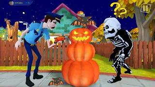 Dark Riddle Halloween ( MOD ALL SKELETON) )Neighbor and House : Part 22