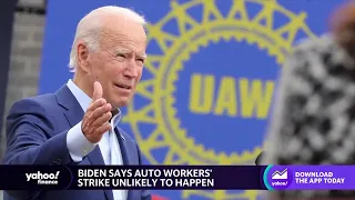 United Auto Workers: President Biden says strike unlikely but UAW bargaining still 'aggressive '