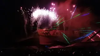 Stadtfest Riesa 2023 Laser und Pyroshow