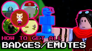 ALL BADGES AND EMOTES UPDATE! | Ability Wars