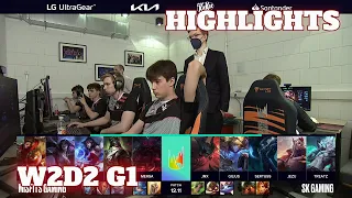 MSF vs SK - Highlights | Week 2 Day 2 S12 LEC Summer 2022 | Misfits vs SK Gaming W2D2