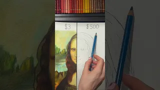 I tried to draw the✨Mona Lisa with $500 LUXURY pencils 😳I’m SHOOKED | JULIAGISELLA AD @fabercastell