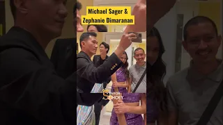 Spotted! ZEPHANIE & Michael Sager sweetness together