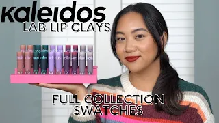 KALEIDOS CLOUD LAB LIP CLAY | ALL 20 VAULT COLLECTION SWATCHED