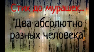 Трогательный стих"Два абсолютно разных человека"Ирина Самарина-Лабиринт.