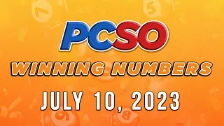 P29M Jackpot Grand Lotto 6/55, 2D, 3D, 4D, and Megalotto 6/45 | July 10, 2023