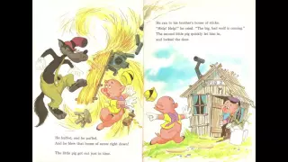 Disney/Fisher Price "Three Little Pigs" Storytape and Book