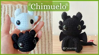 ¡Teje un adorable llavero de CHIMUELO Amigurumi! 🥰🧶 Crochet Tutorial paso a paso - FURIA NOCTURNA ❤️