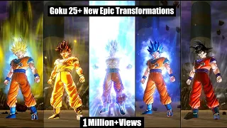 Goku 25+ New Transformations KK-FSS-SSJ1-USS-2-3-PU-4-5-G-B-BK-BE-B2-3-4-5-UI-MUI-SSJUI & FinalForms