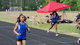 GIRLS 100M DASH PORTSMOUTH MIDDLE SCHOOL TRACK