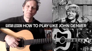 How to Play Like John Denver | Guitar Lesson