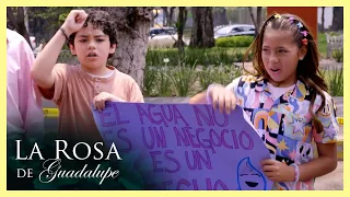 Vecinos protestan por desabasto de agua y ocurre una tragedia | La Rosa de Guadalupe 4/4 | El oro...
