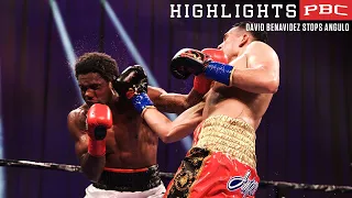 David Benavidez stops Angulo | Benavidez vs Andrade: November 25, 2023 - PBC on Showtime PPV